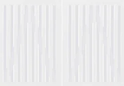 Plus Doppeltor Nagano 200 x 140 cm RAL 9010 Weiß
