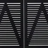 Plus Doppeltor Osaka 200 x 136 cm RAL 9005 Schwarz