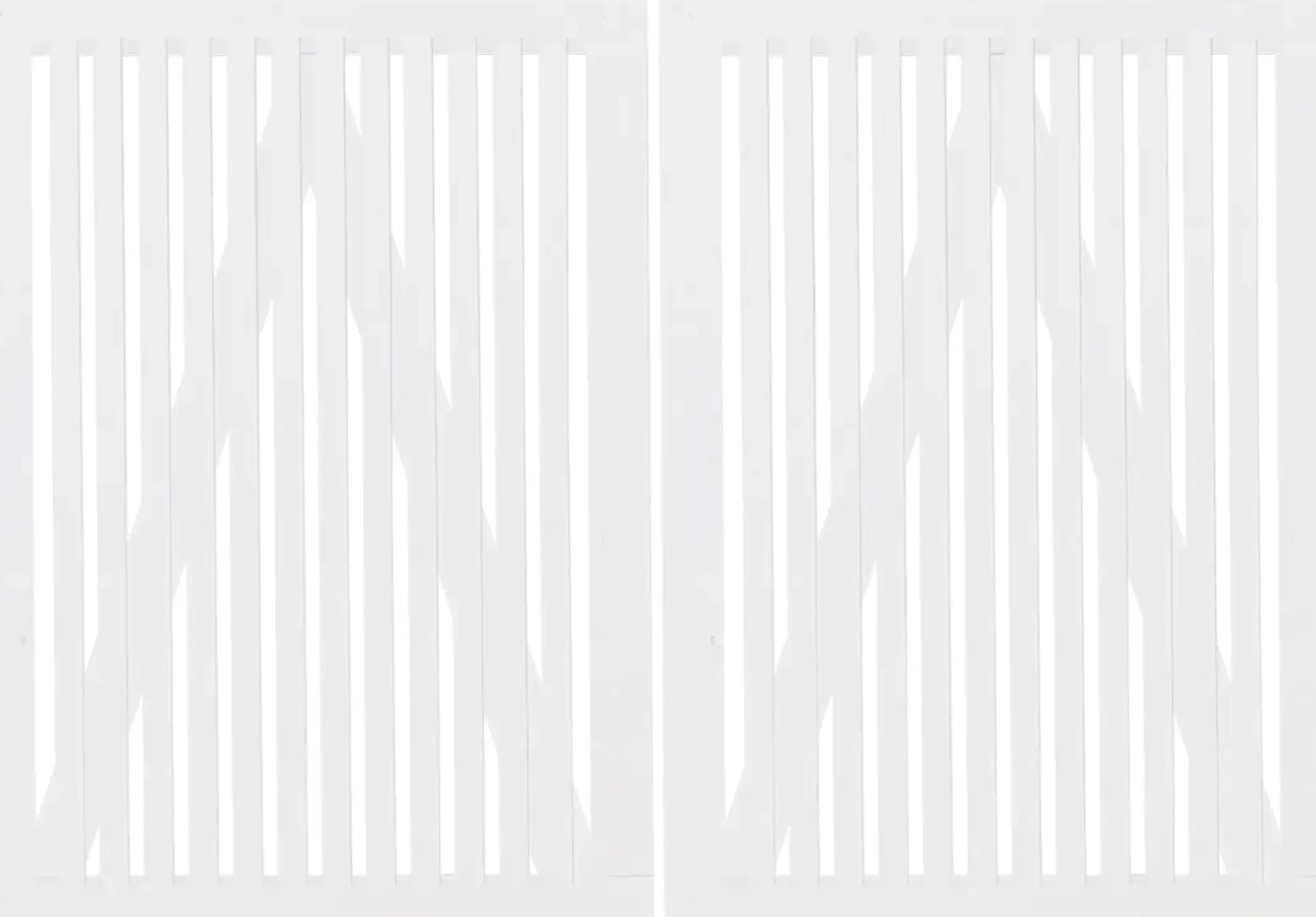 Plus Doppeltor Sendai 200 x 140 cm RAL 9010 Weiß