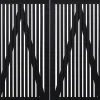 Plus Doppeltor Sendai 200 x 180 cm RAL 9005 Schwarz