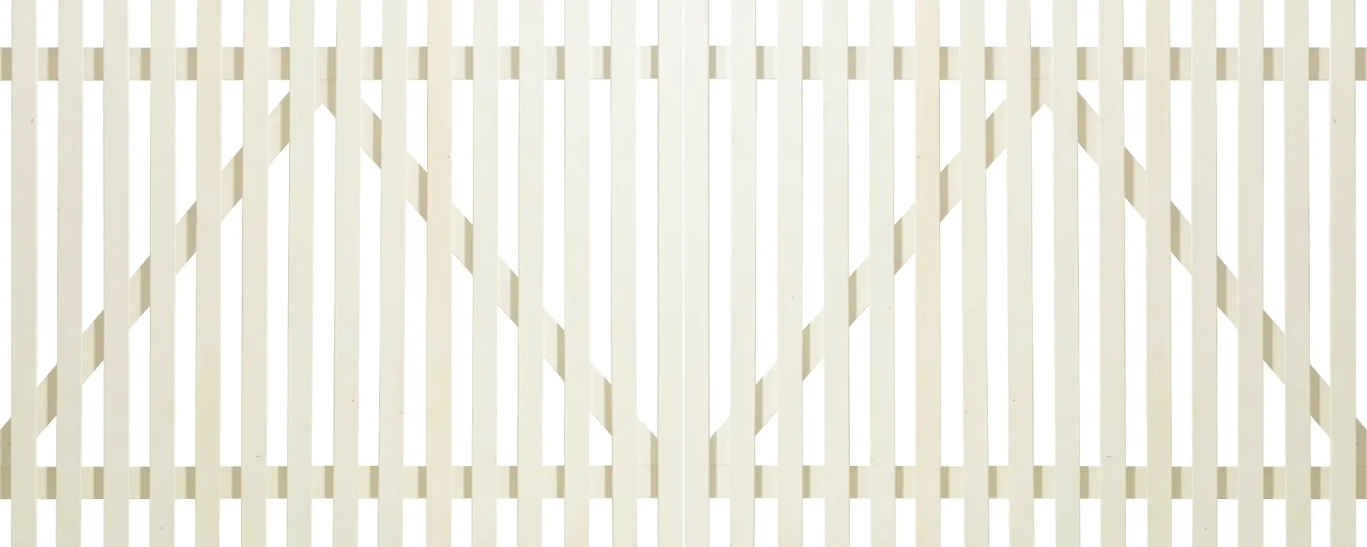 Plus Doppeltor Skagen 300 x 120 cm weiß