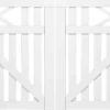 Plus Doppelzauntor Vinesse 300 x 98 cm weiß