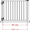 Plus Einzeltor Basic Stahl 100 × 85 cm schwarz