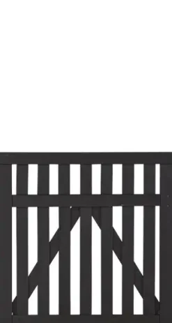 Plus Einzeltor Country 100 x 98 cm schwarz