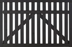 Plus Einzeltor Country 150 x 98 cm schwarz