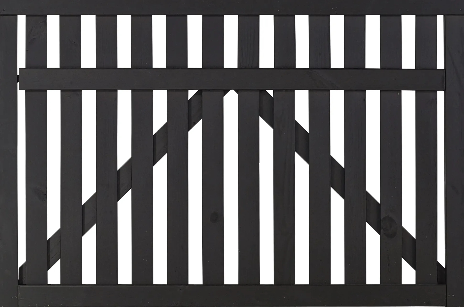 Plus Einzeltor Country 150 x 98 cm schwarz