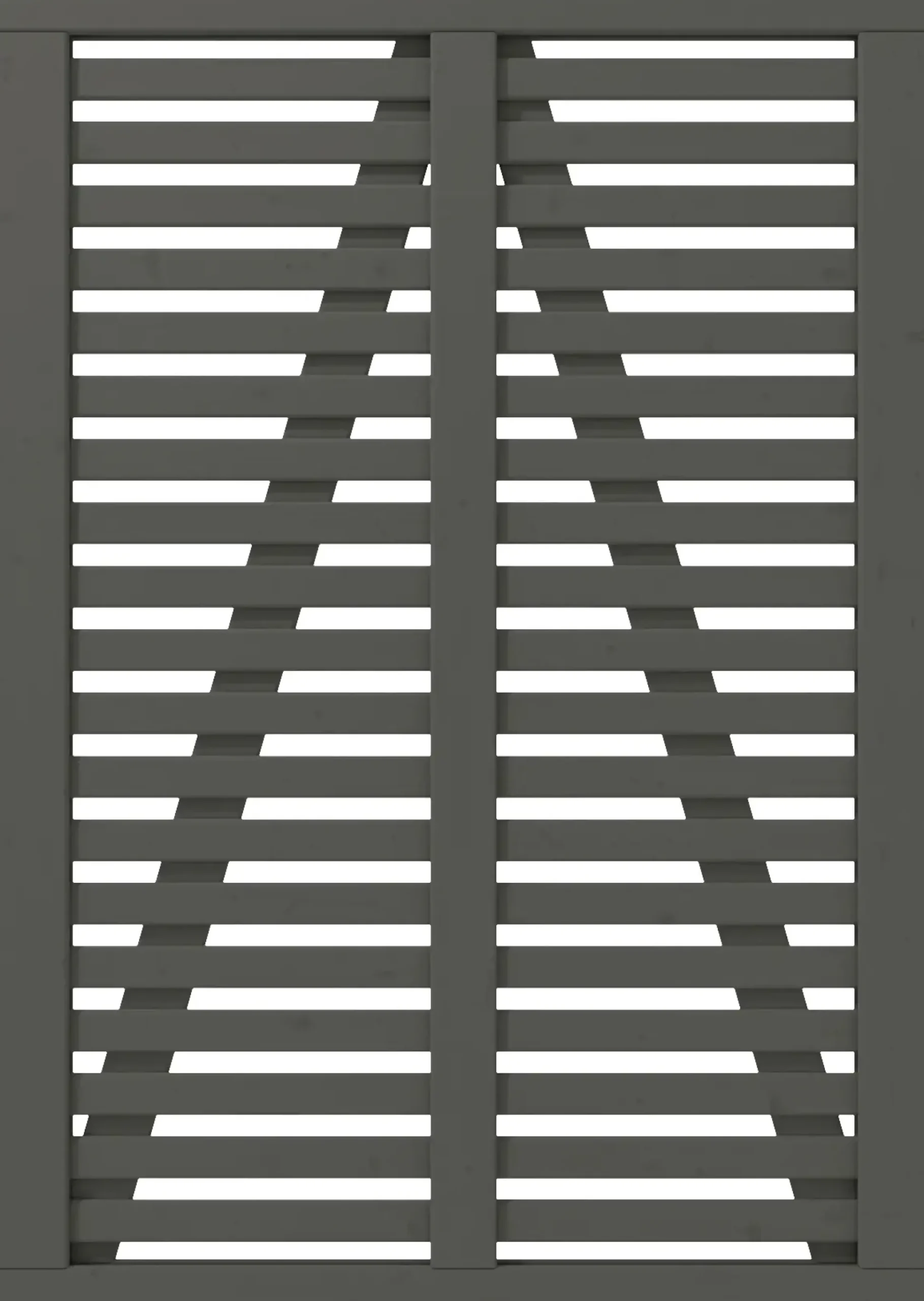 Plus Einzeltor Harmoni inkl. Beschläge 100 x 140 cm umbragrau fungizidbehandelt