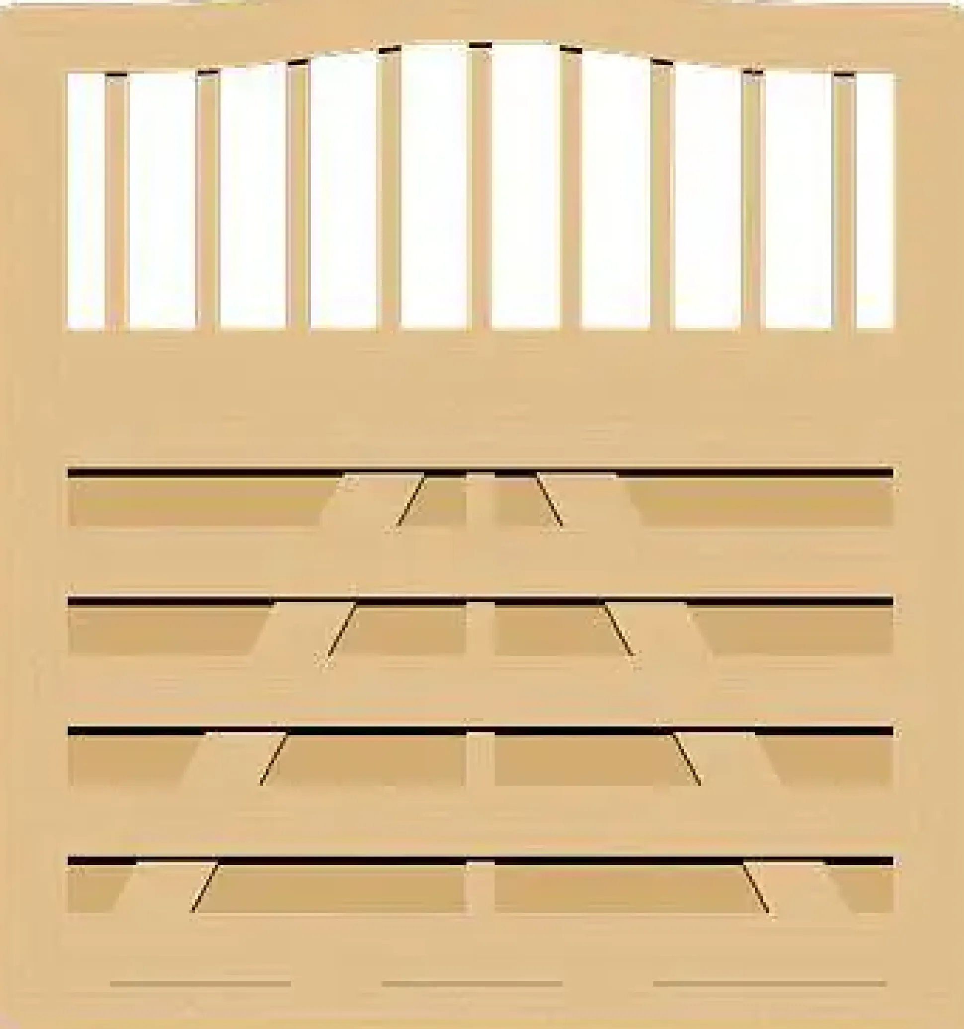 Plus Einzeltor Rondo 100 x 104/107 cm druckimprägniert