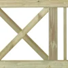 Plus Einzeltor Schloss Holz 100 × 75 cm natur