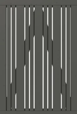 Plus Einzeltor Tangent inkl. Beschläge 95 x 140 cm umbragrau fungizidbehandelt