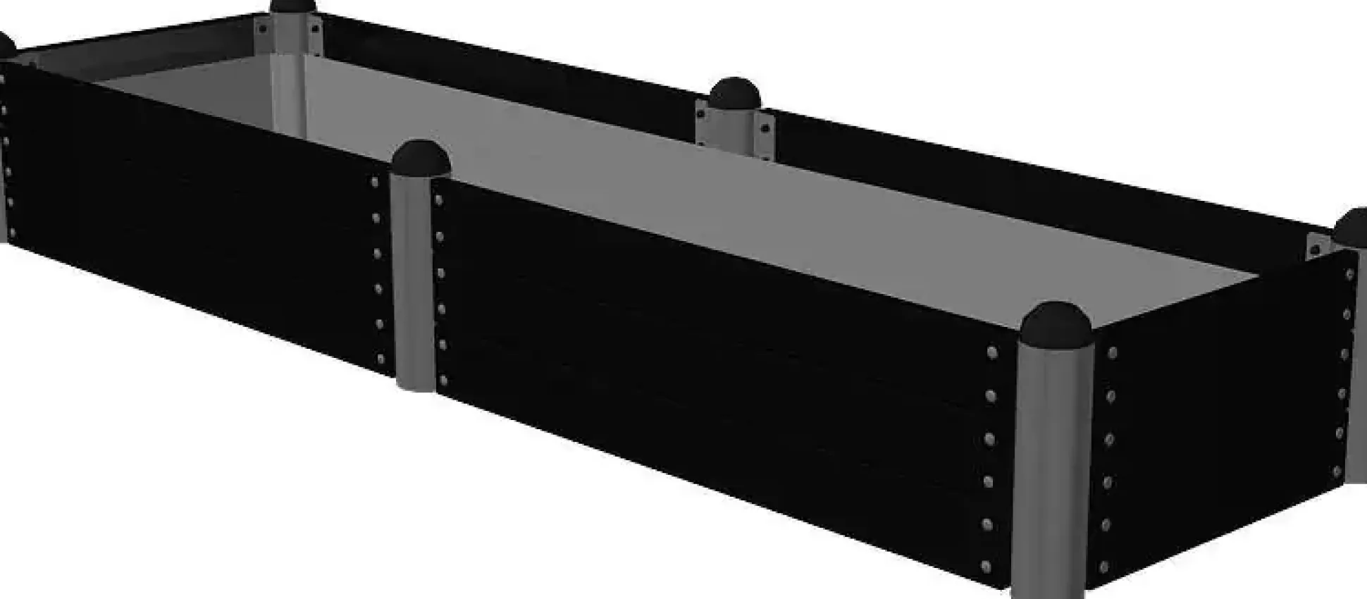 Plus Hochbeet PIPE 10a 270 x 80 x 36 cm