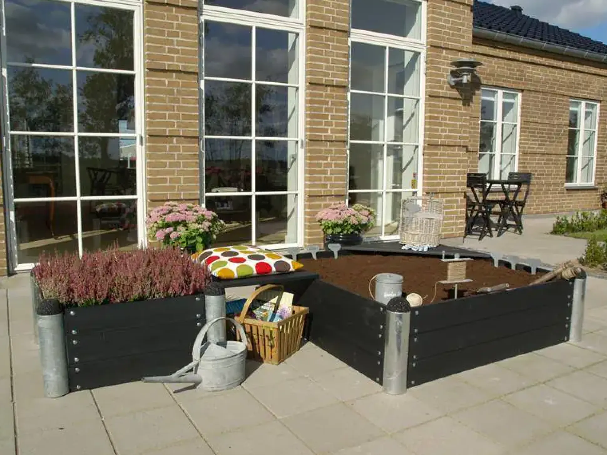 Plus Hochbeet Pipe 6a 80 x 80 x 36 cm