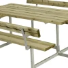 Plus Kombimöbel Basic 260 x 184 x 73 cm, 2 Rückenlehnen, Kiefer/Fichte