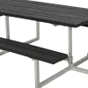 Plus Kombimöbel Basic 260 x 160 x 73 cm Kunststoff, schwarz strukturiert