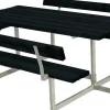 Plus Kombimöbel Basic 260 x 184 x 73 cm mit 2 Rückenlehnen, schwarz