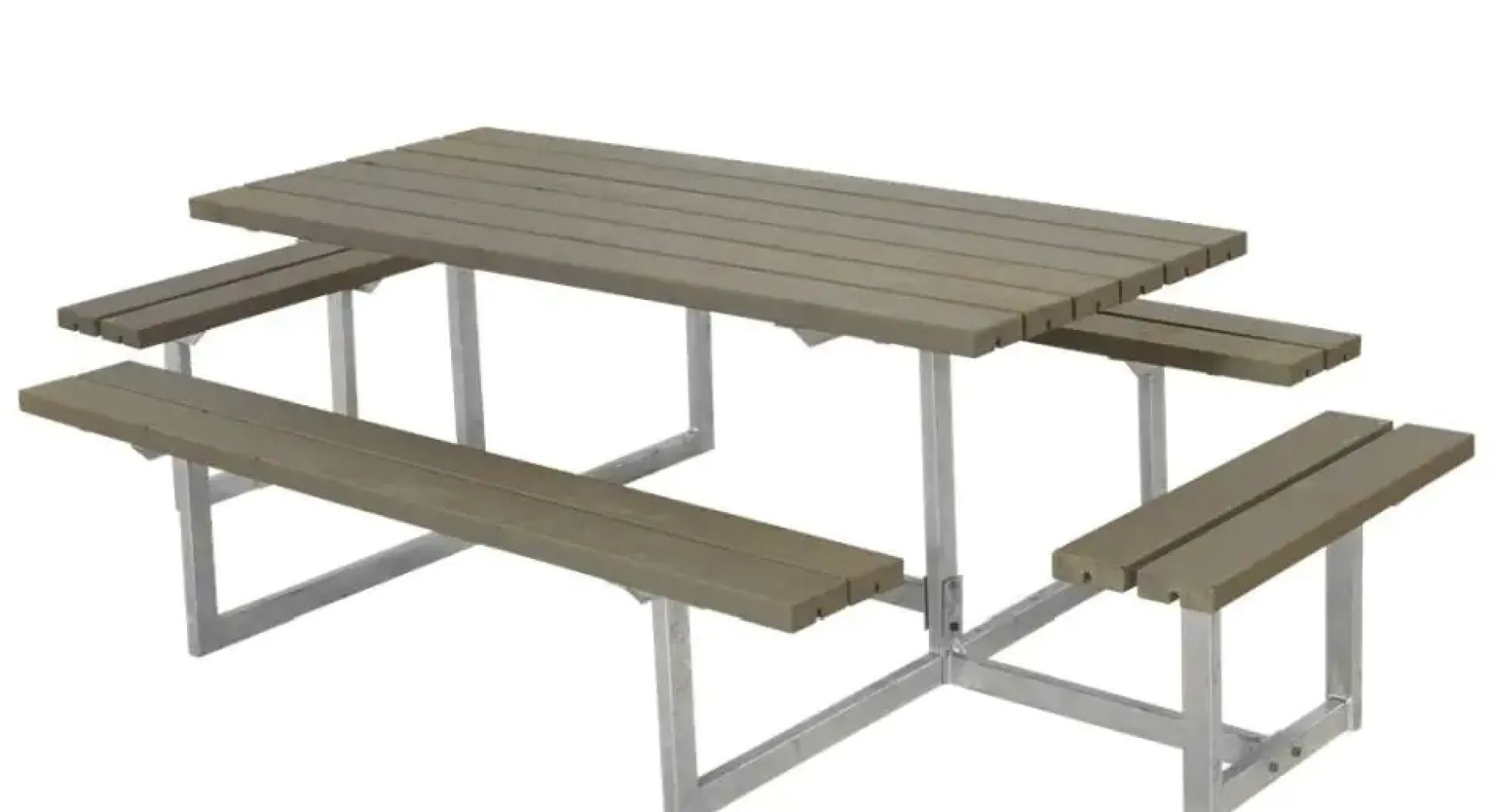 Plus Kombimöbel Basic 260 x 160 x 73 cm graubraun