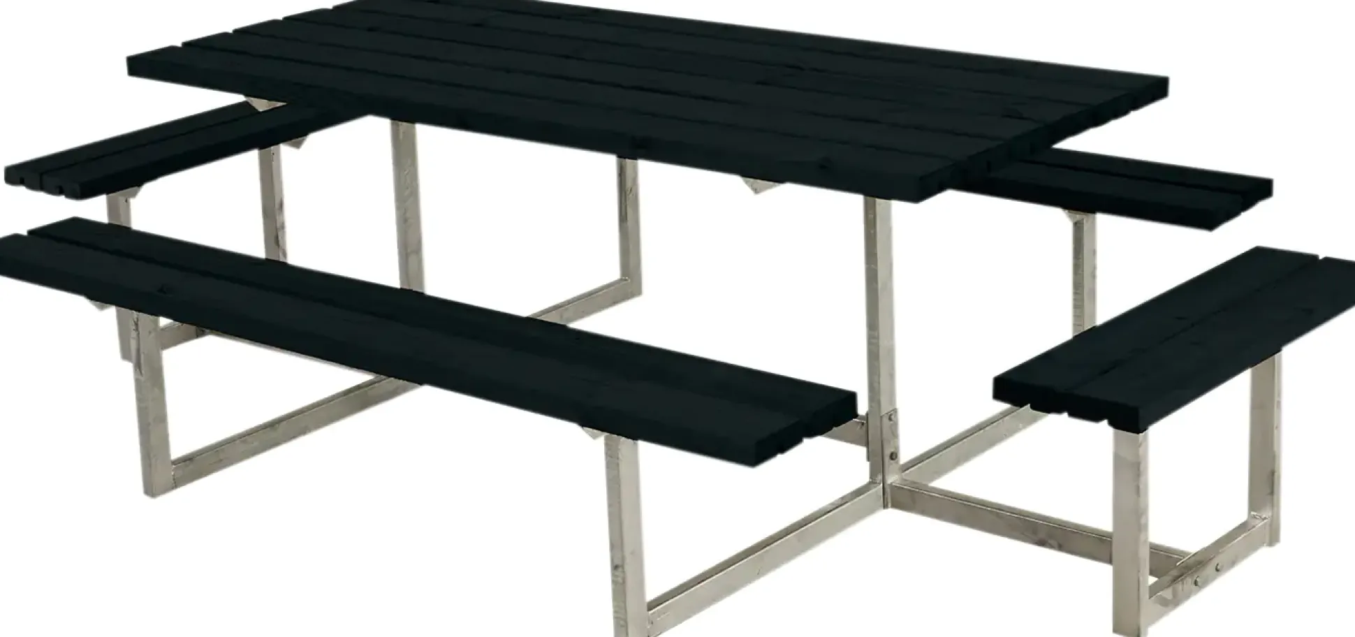 Plus Kombimöbel Basic 260 x 160 x 73 cm schwarz