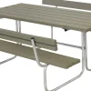 Plus Kombimöbel Classic 177 x 177 x 75 cm mit 2 Rückenlehne, graubraun