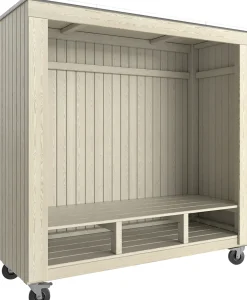 Plus Loungehaus Siesta Sommerly 179 x 67 x 183 cm natur mit Fußboden