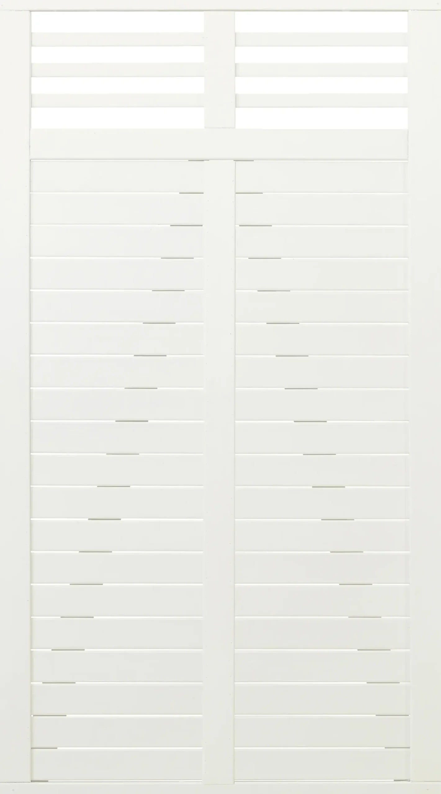 Plus Tor Decora 100 x 180 cm RAL 9010 Weiß