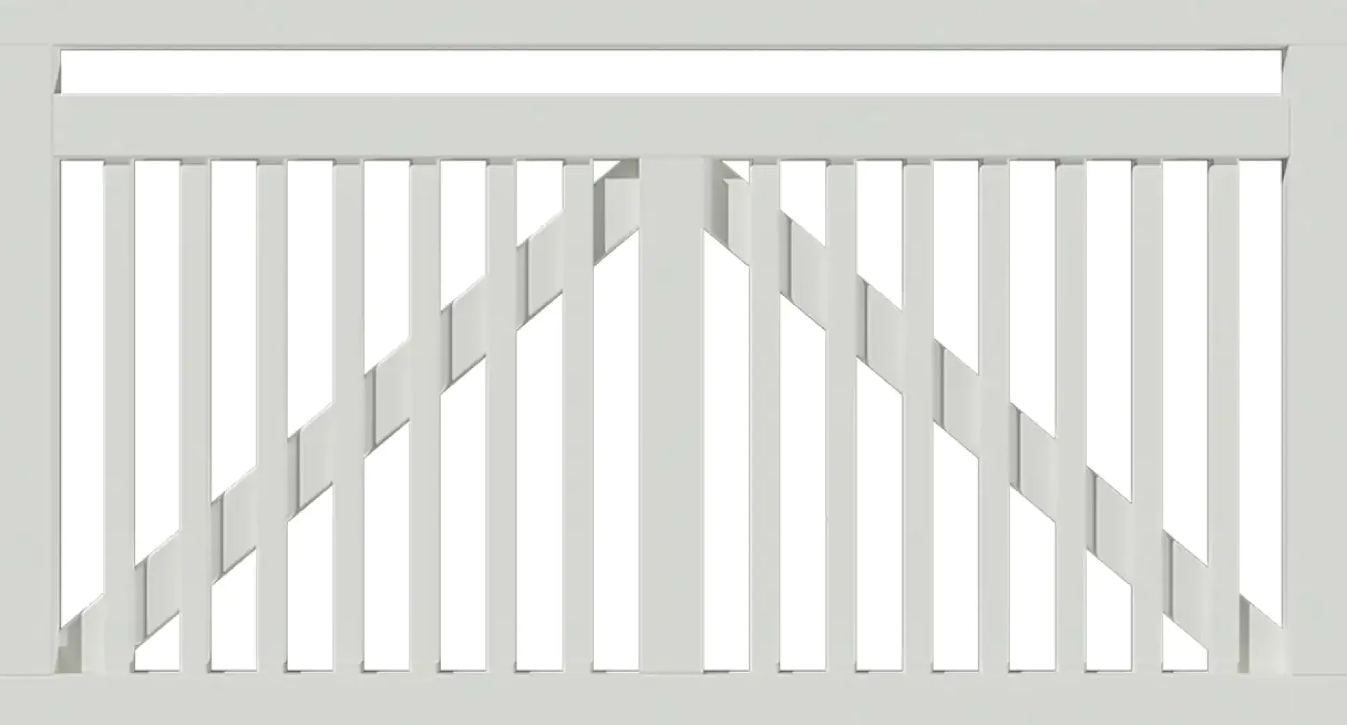 Plus Tor Linea 150 x 80 cm RAL 9010 Weiß