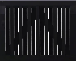 Plus Tor Nagano 100 x 80 cm RAL 9005 Schwarz