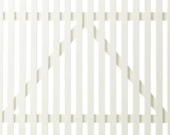 Plus Vorgartentor Retro 150 x 120 cm weiß