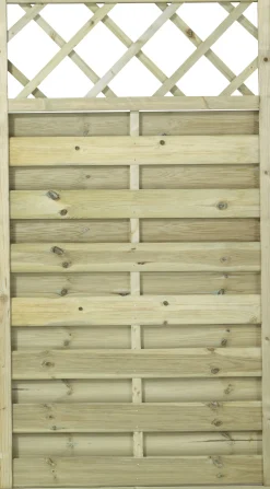 Plus Zaun Bergen mit Rankgitter 90 x 165 cm Druckimprägniert