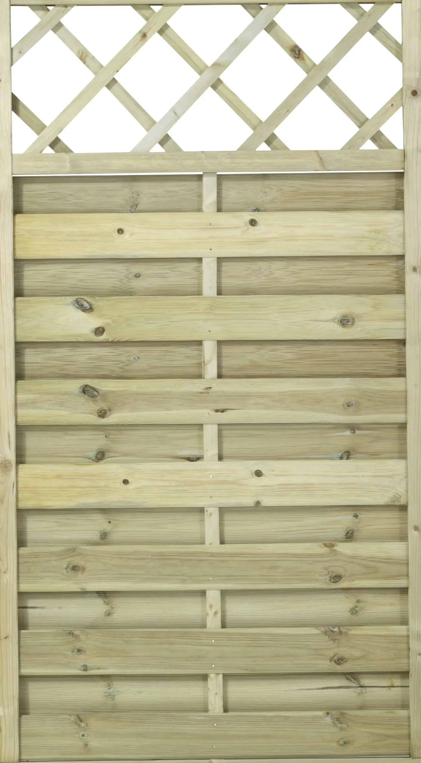 Plus Zaun Bergen mit Rankgitter 90 x 165 cm Druckimprägniert