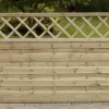 Plus Zaun Bergen mit Rankgitter 180 x 120 cm Druckimprägniert