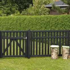 Plus Zaun Country 150 x 96 cm schwarz
