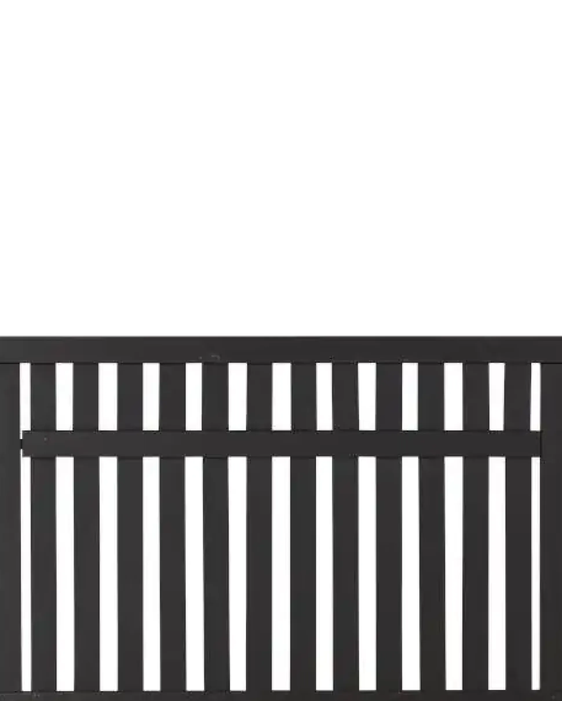 Plus Zaun Country 150 x 96 cm schwarz
