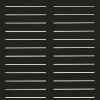 Plus Zaun Decora 90 x 180 cm RAL 9005 Schwarz