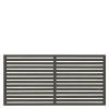 Plus Zaun Harmoni 180 x 90 cm umbragrau fungizidbehandelt