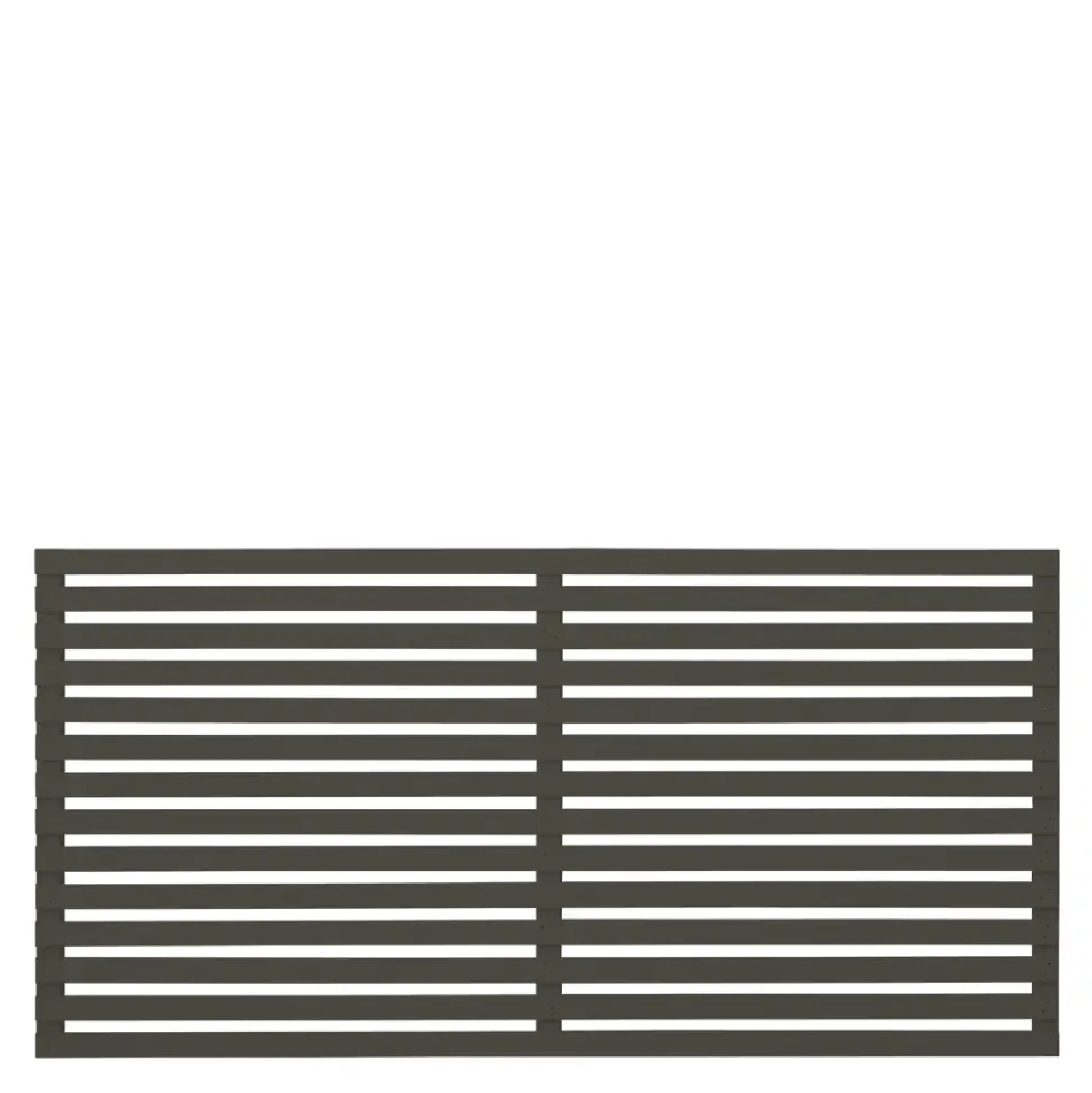 Plus Zaun Harmoni 180 x 90 cm umbragrau fungizidbehandelt