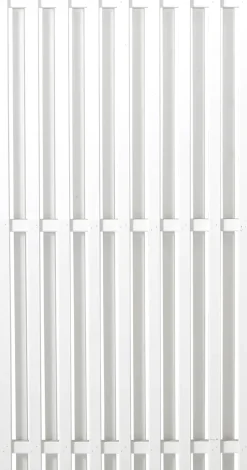 Plus Zaun Nagano 90 x 180 cm RAL 9010 Weiß