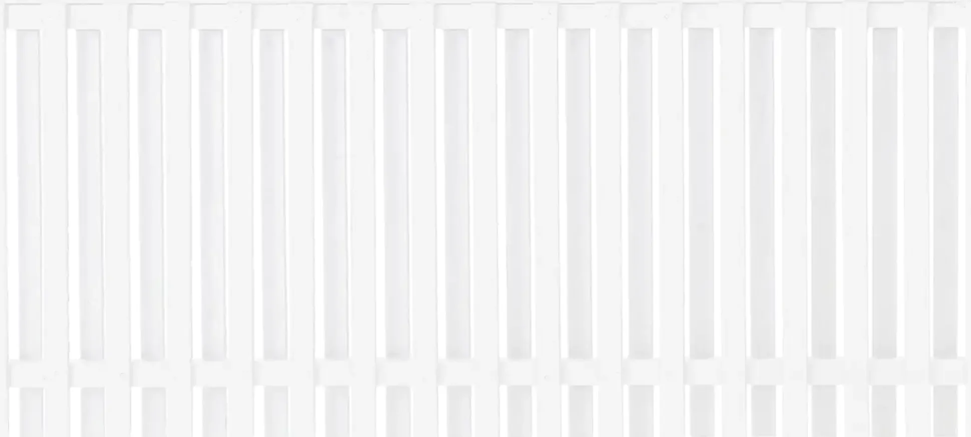 Plus Zaun Nagano180 x 80 cm RAL 9010 Weiß