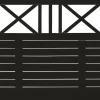 Plus Zaun Nostalgie 180 x 95 cm RAL 9005 Schwarz