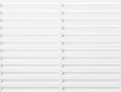 Plus Zaun Osaka 180 x 136 cm RAL 9010 Weiß