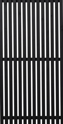 Plus Zaun Sendai 90 x 180 cm RAL 9005 Schwarz