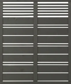 Plus Zaun Silence 120 x 140 cm umbragrau fungizidbehandelt