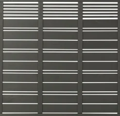 Plus Zaun Silence 176 x 170 cm umbragrau fungizidbehandelt
