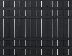 Plus Zaunelement Rustik 180 x 138 cm schwarz