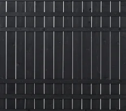 Plus Zaunelement Rustik 180 x 158 cm schwarz