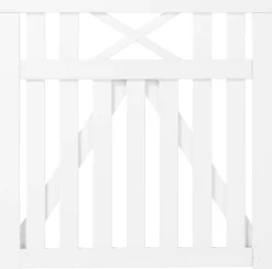 Plus Zauntor Vinesse 100 x 98 cm weiß