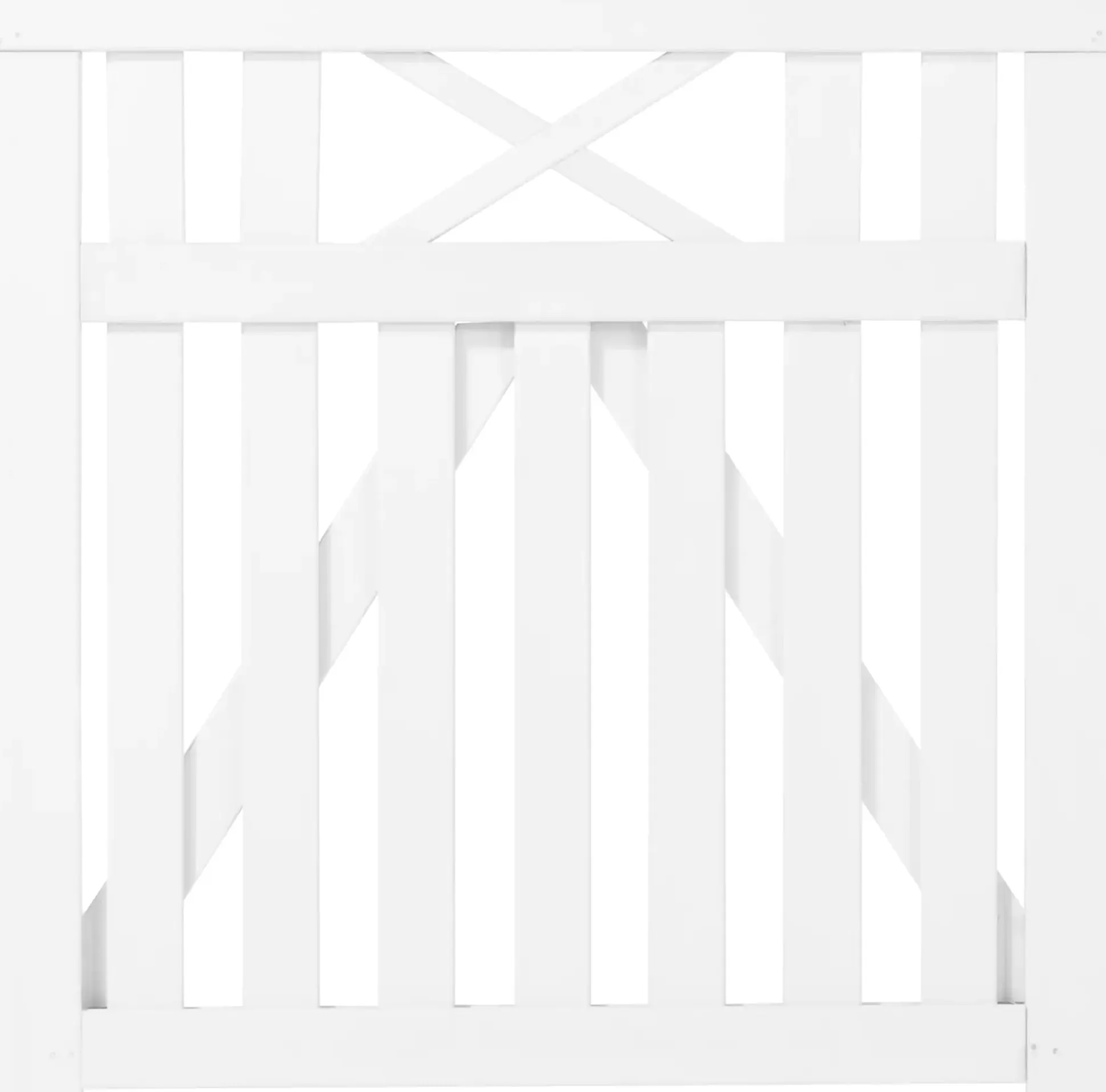 Plus Zauntor Vinesse 100 x 98 cm weiß