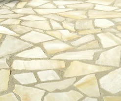 Polygonalplatten Quarzit beige-mix