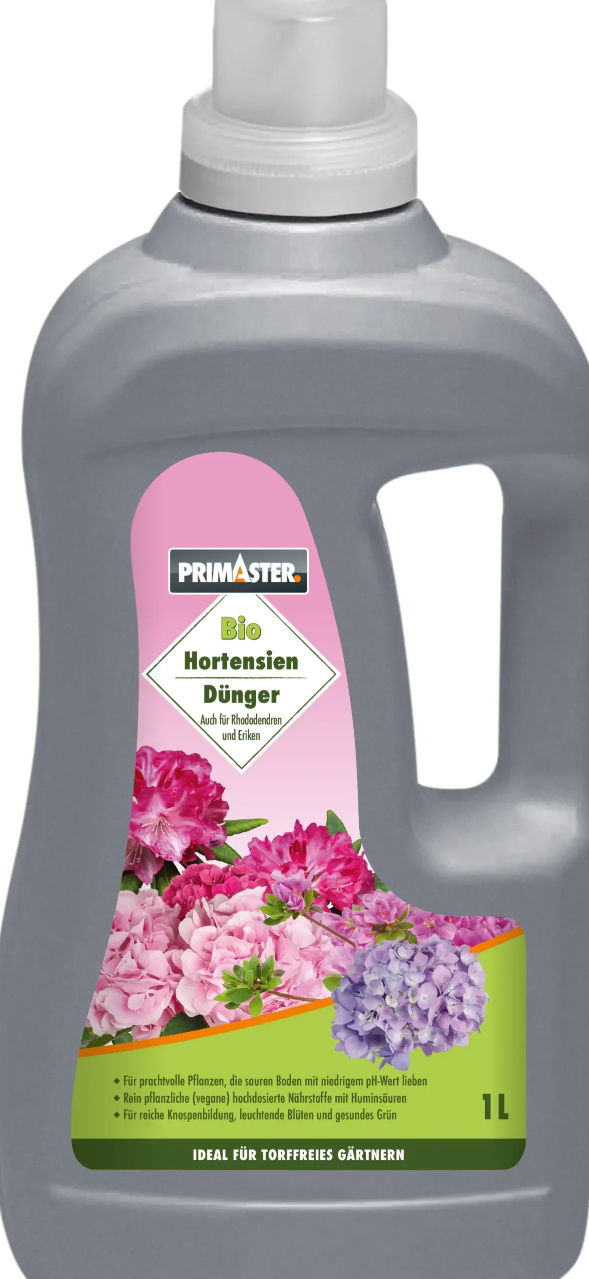 Primaster Bio Flüssigdünger 1 l für Hortensien & Moorbeetpflanzen