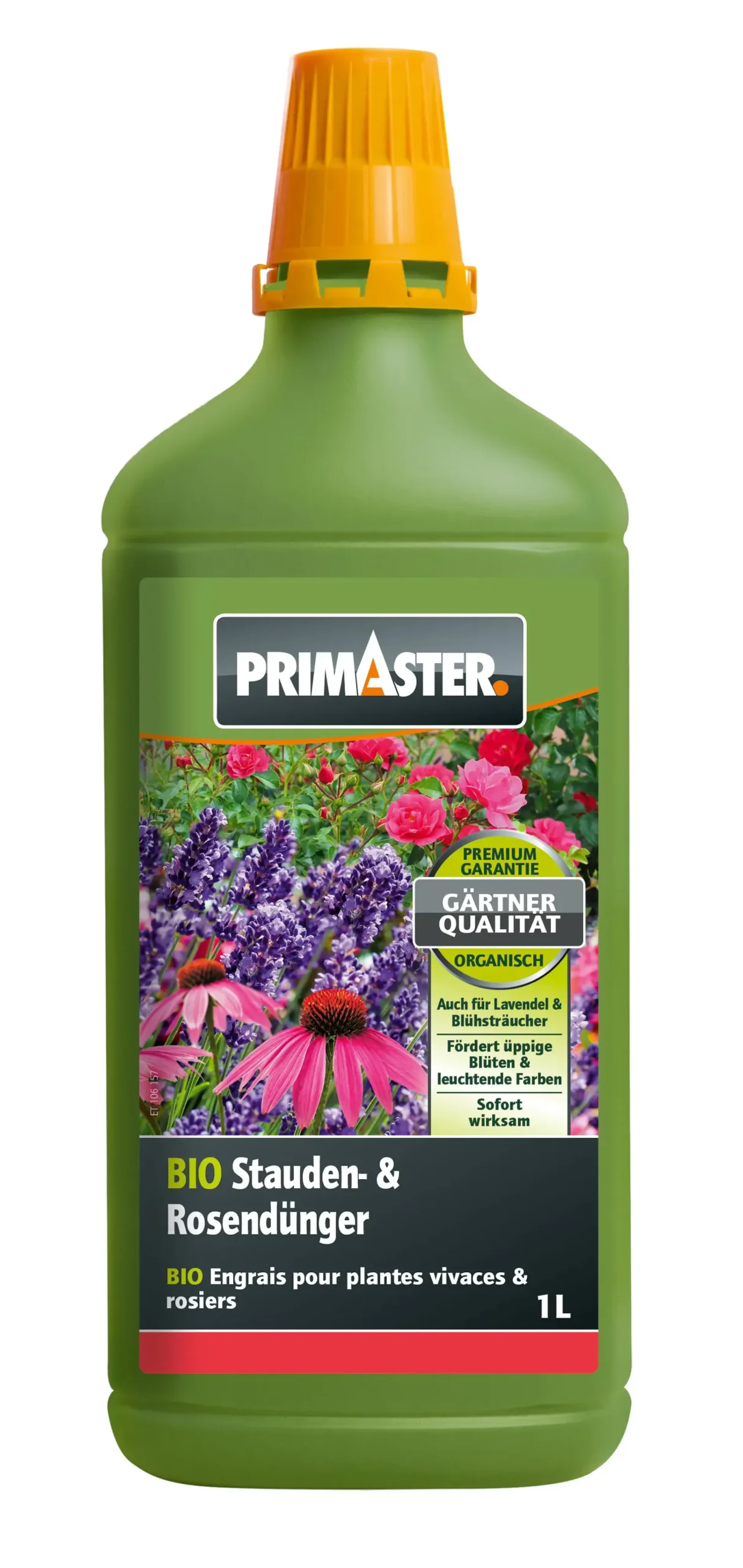 Primaster Bio Flüssigdünger Stauden- & Rosen 1 l