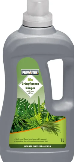 Primaster Bio Flüssigdünger für Grünpflanzen & Palmen 1 L